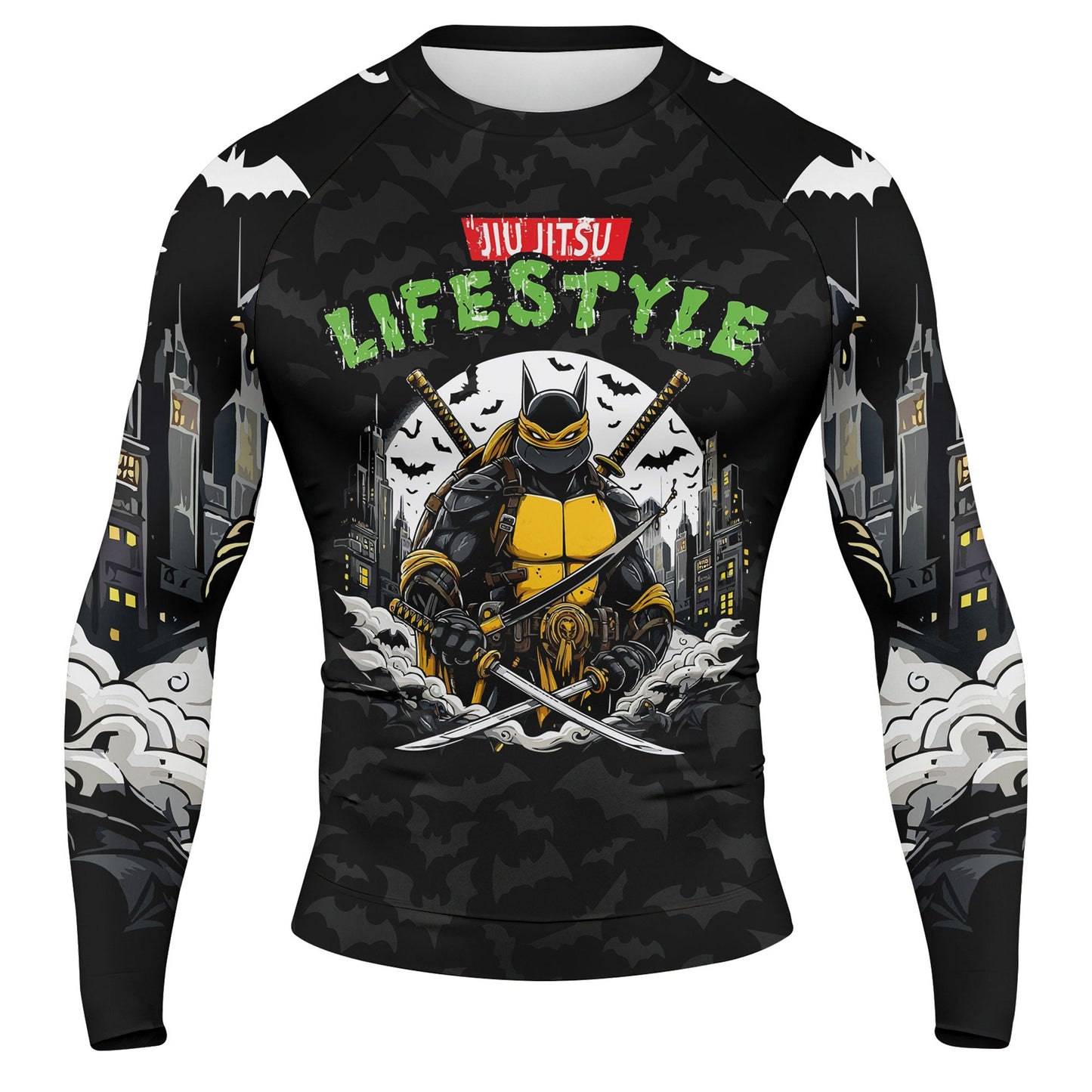 Turtle Batman - Premium Sublimated Rashguard Kids Adults Unisex
