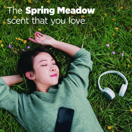 PODS Laundry Detergent, HE Compatible, Spring Meadow, 66 oz Tub, 76 Pacs/Tub