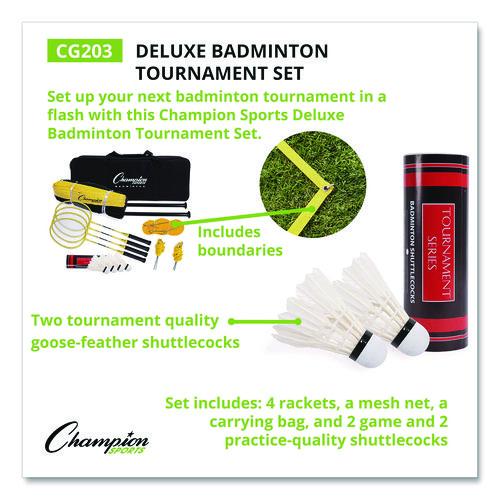 Deluxe Badminton Tournament Set, 28" x 11"