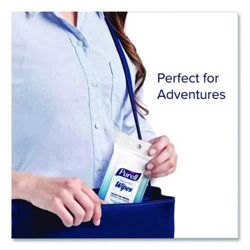 Hand Sanitizing Wipes, Clean Refreshing Scent, White, 20 Wipes/Pack, 12 Packs/Carton