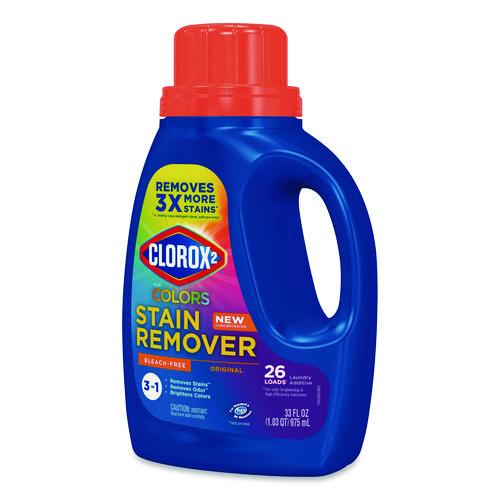 For Colors Stain Remover and Laundry Additive, Bleach Free, Original, 33 oz Bottle, 6/Carton