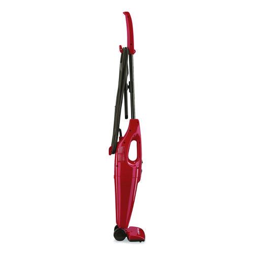 SimpliStick Bagless Stick Vacuum, 9" Cleaning Path, Red