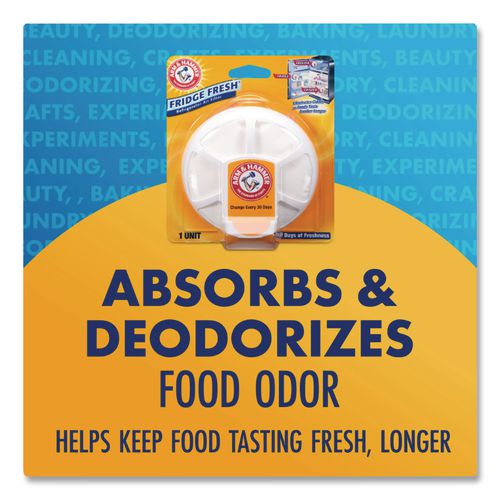 Fridge Fresh Baking Soda, Unscented, 5.5 oz, 8/Carton