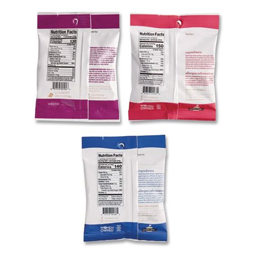 Gluten Free Mini Cookies Variety Pack, 1.1 oz/0.95 oz/1.1 oz Packs, 30/Carton