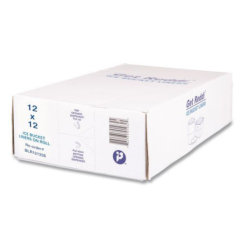 Ice Bucket Liner Bags, 96 oz, 12" x 12", Clear, 1,000/Carton