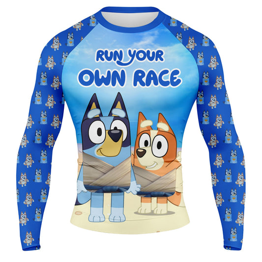 Run Your Own Race - Premium Sublimated Rashguard Kids Adults Unisex