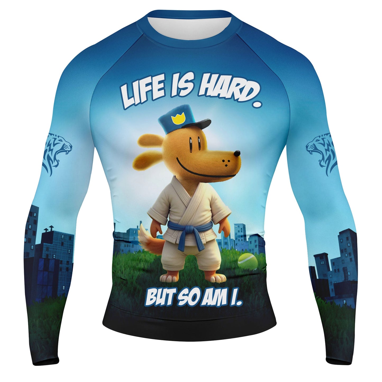 Life Is Hard - Premium Sublimated Rashguard Kids Adults Unisex