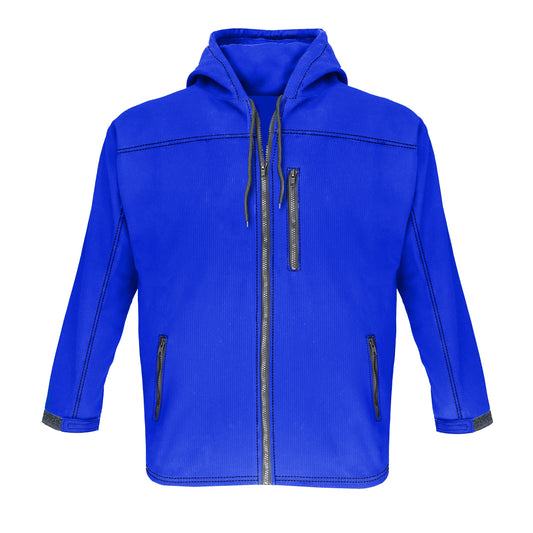Exclusive Pearl Weave BJJ Hoodie Blue Unisex