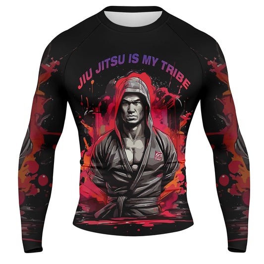 Jiujitsu Is My Tribe - Premium Sublimated Rashguard Kids Adults Unisex
