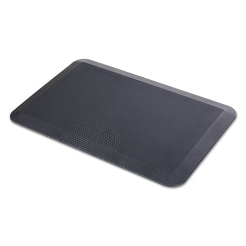Anti-Fatigue Mat, Rectangular, Black Textured Surface, 20" x 30"