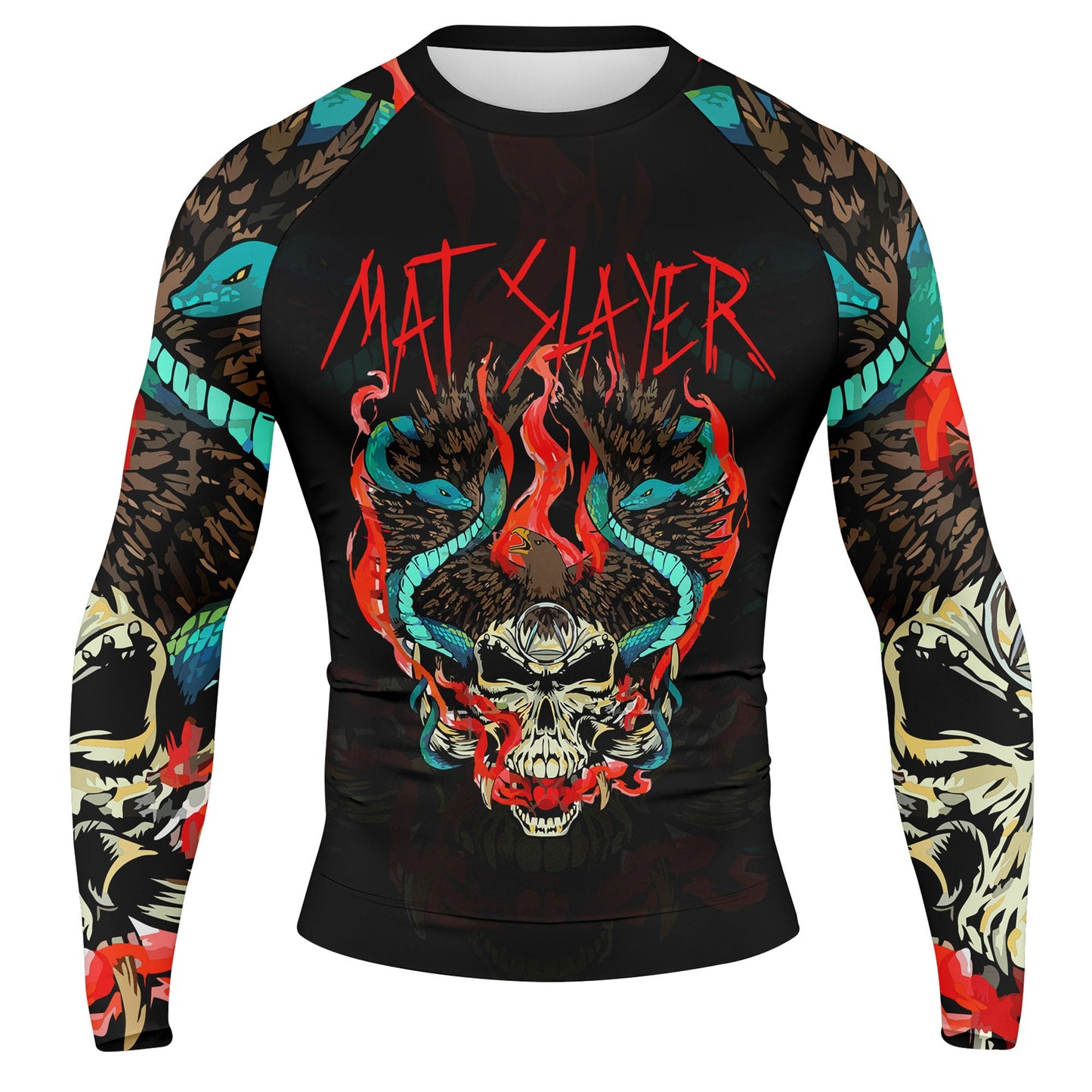Mat Slayer - Premium Sublimated Rashguard Kids Adults Unisex