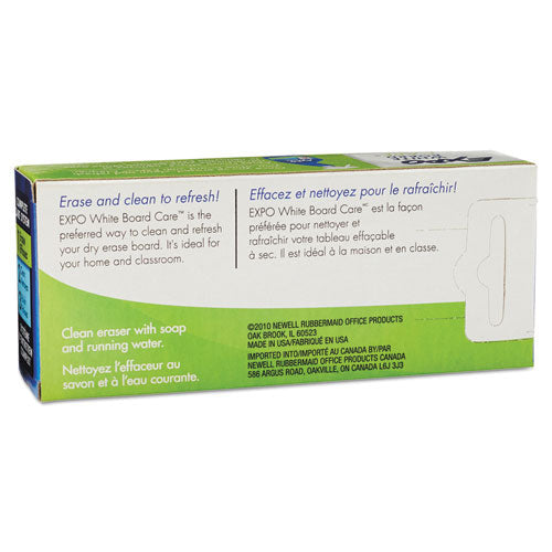 White Board CARE Dry Erase Eraser, 5.13" x 2.25" x 1.25", Charcoal
