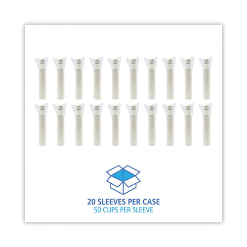 Deerfield Printed Paper Hot Cups, 12 oz, 50/Sleeve, 20 Sleeves/Carton