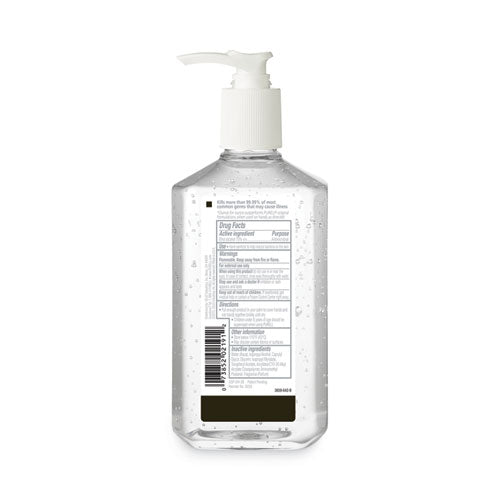 Advanced Hand Sanitizer Refreshing Gel, 12 oz Pump Bottle, Clean Scent, 12/Carton