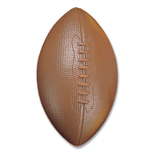 Coated Foam Sport Ball, Football, Playground Size, Brown