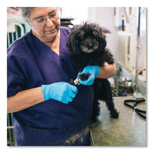 Nitrile Exam Gloves, Powder-Free, X-Large, 3 mil Thick, 9.5" Long, Light Blue, 100/Box, 10 Boxes/Carton