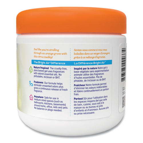 Super Odor Eliminator, Mandarin Orange and Fresh Lemon, 14 oz Jar, 6/Carton