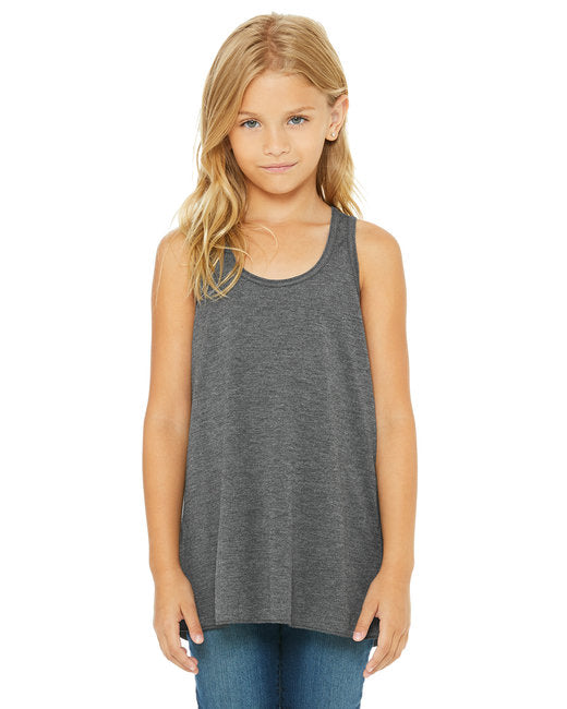 B8800Y Bella + Canvas Youth Flowy Racerback Tank