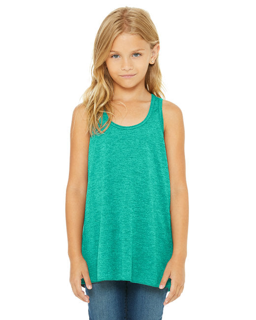 B8800Y Bella + Canvas Youth Flowy Racerback Tank
