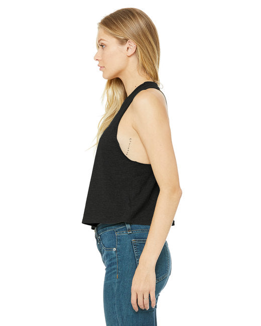 6682 Bella + Canvas Ladies' Racerback Cropped Tank