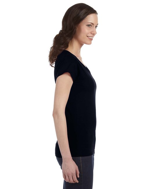 G64VL Gildan Ladies' SoftStyle® Fitted V-Neck T-Shirt