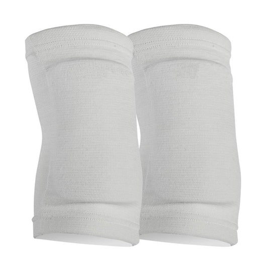 ComfortFit Cloth Elbow Pads  White – Lightweight & Flexible
