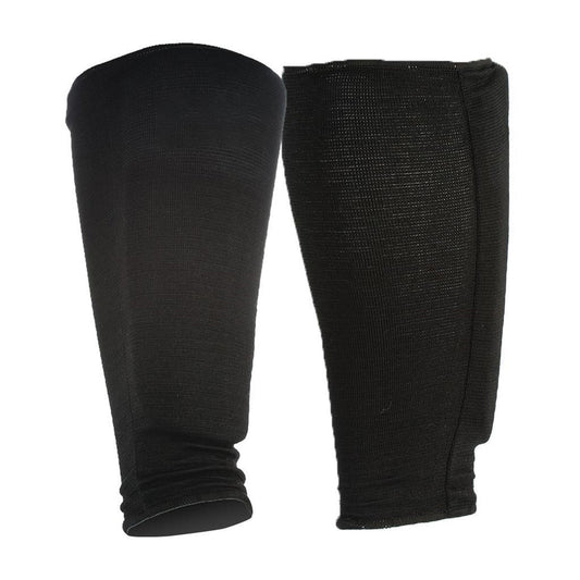 Cloth Shin Pads – Black (#2631) | Lightweight Martial Arts Shin & Instep Guard
