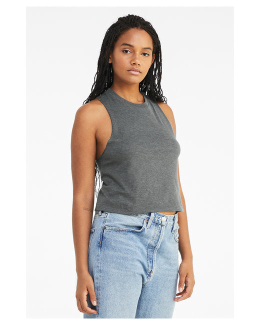 6682 Bella + Canvas Ladies' Racerback Cropped Tank