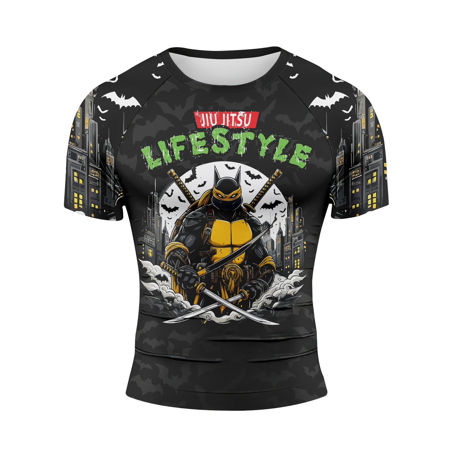Turtle Batman - Premium Sublimated Rashguard Kids Adults Unisex