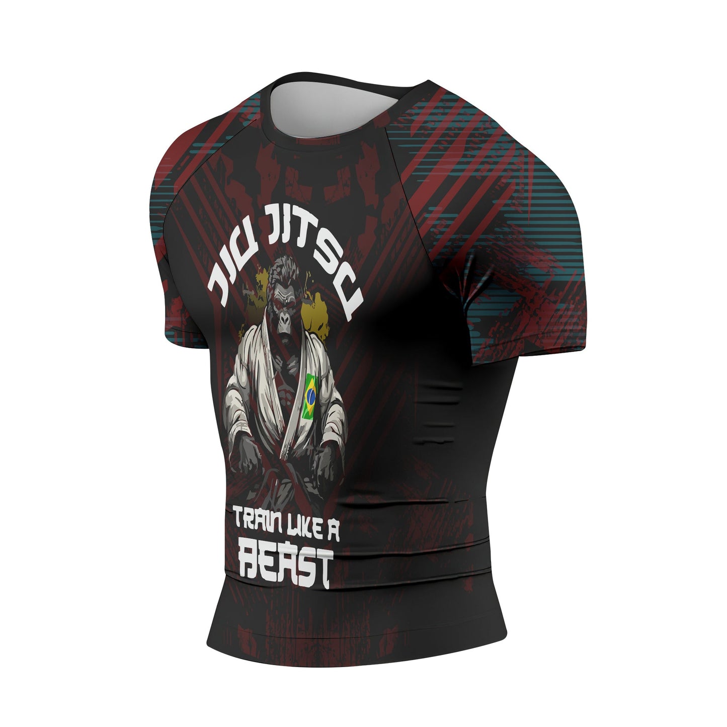 Train Like A Beast - Premium Sublimated Rashguard Kids Adults Unisex