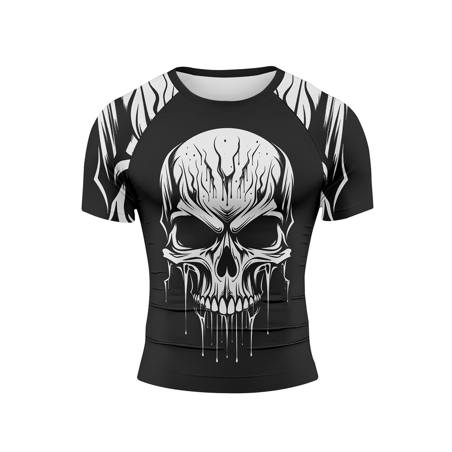 THE SKULL - Premium Sublimated Rashguard Kids Adults Unisex