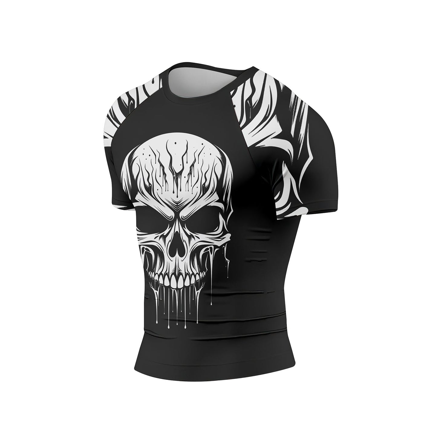 THE SKULL - Premium Sublimated Rashguard Kids Adults Unisex