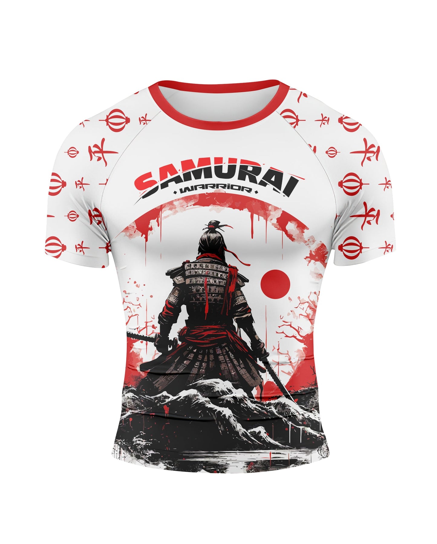 Samurai Warrior - Premium Sublimated Rashguard Kids Adults Unisex