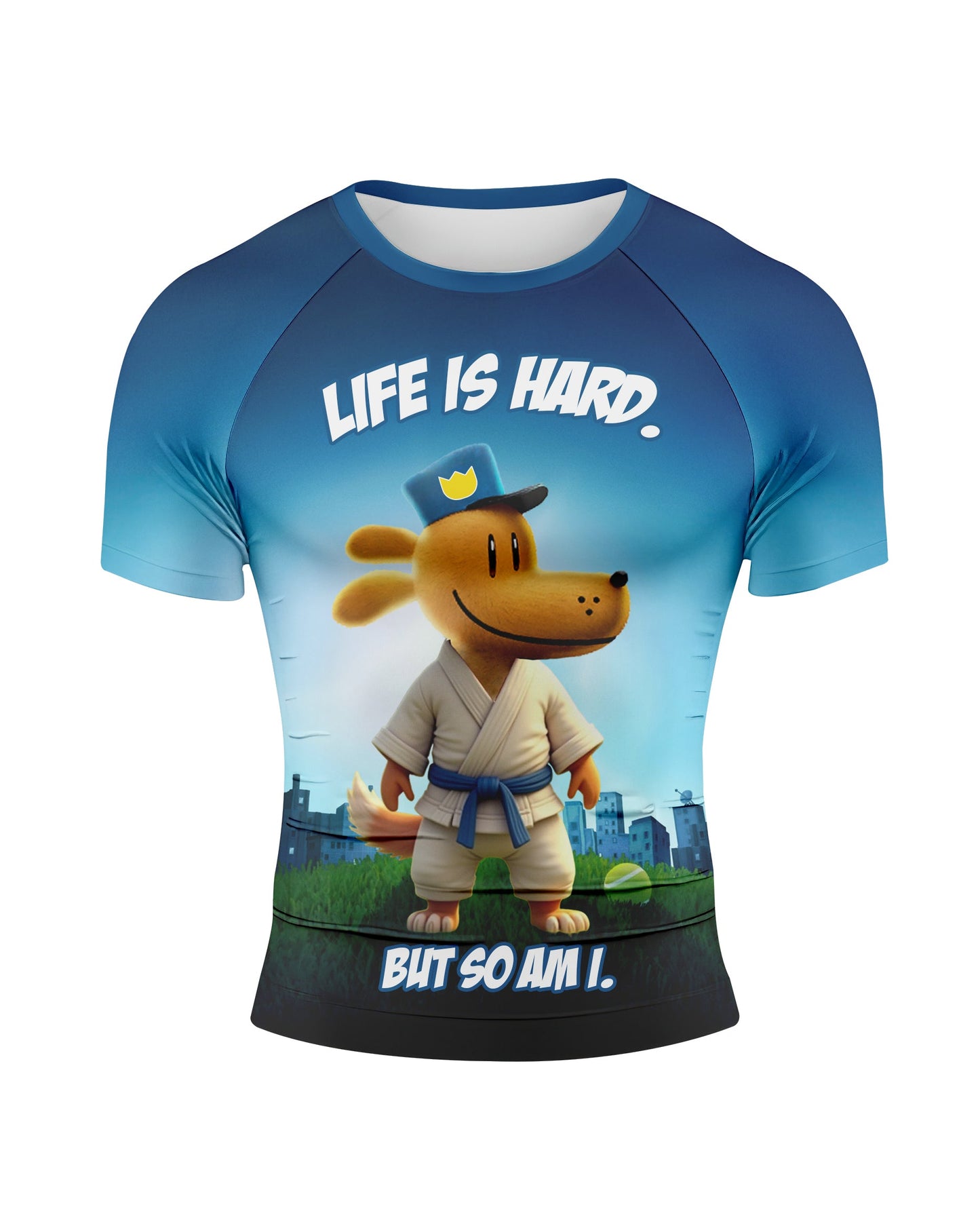 Life Is Hard - Premium Sublimated Rashguard Kids Adults Unisex