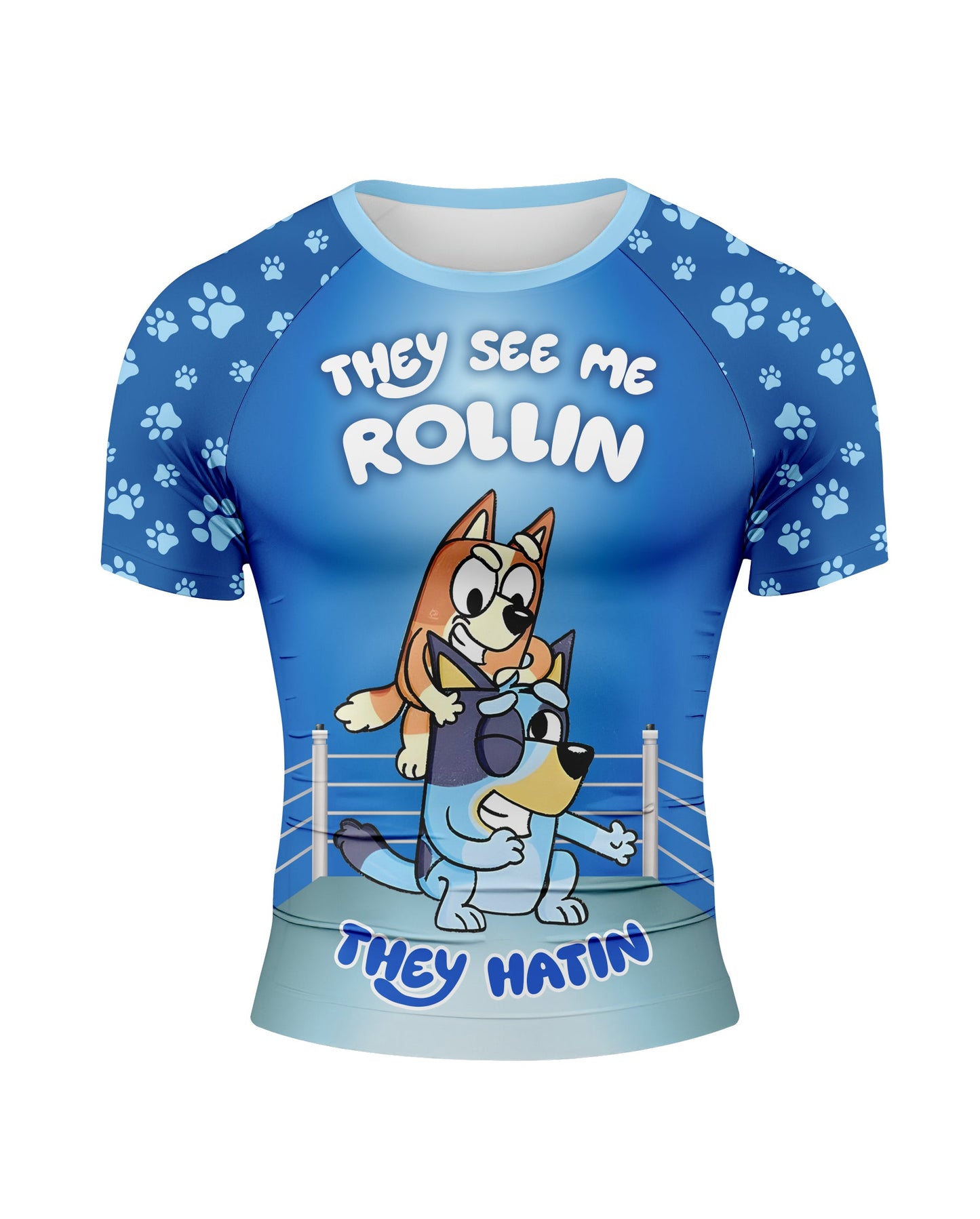 They See Me Rollin - Premium Sublimated Rashguard Kids Adults Unisex