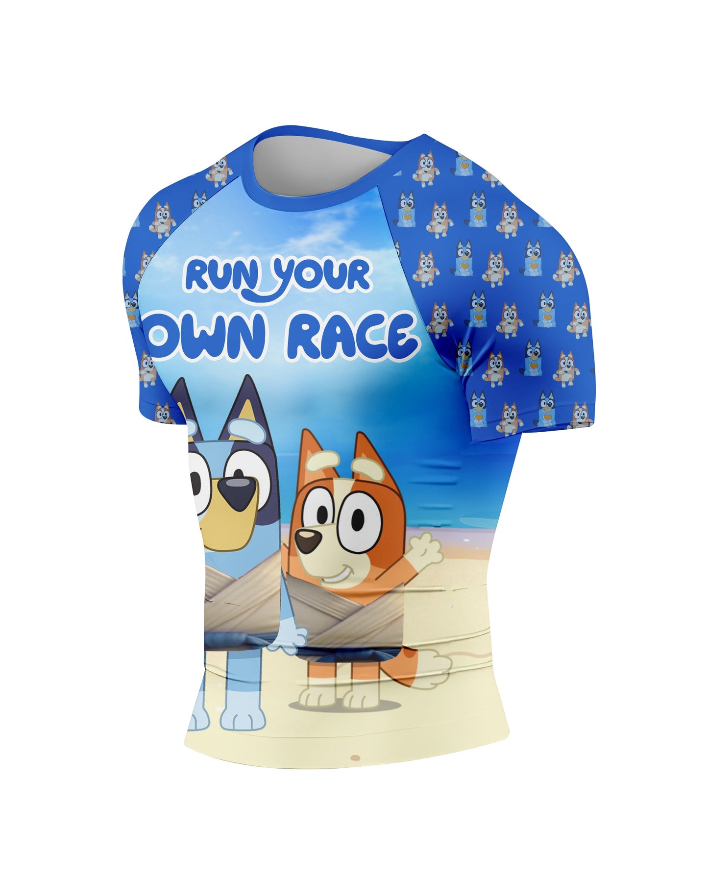 Run Your Own Race - Premium Sublimated Rashguard Kids Adults Unisex