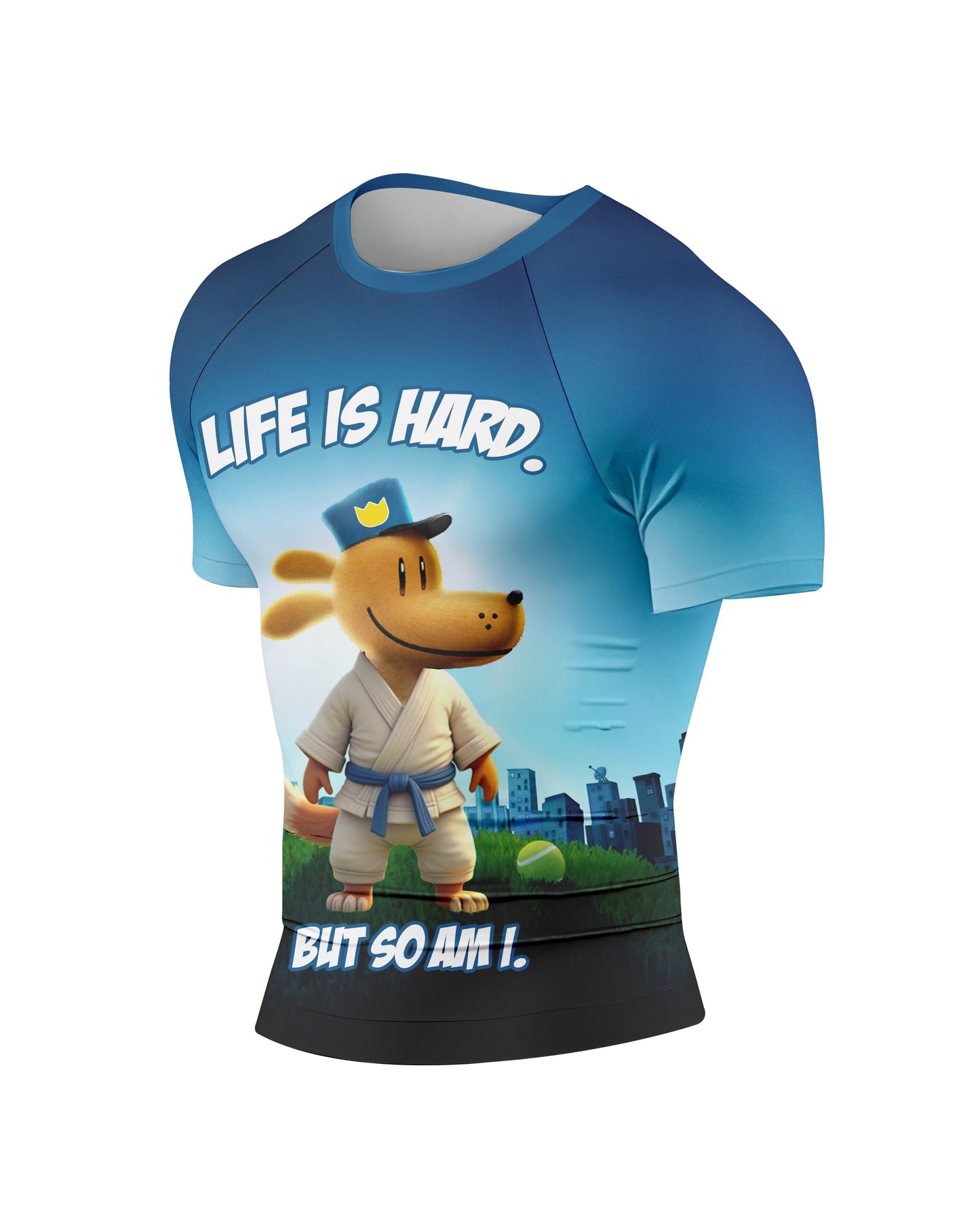 Life Is Hard - Premium Sublimated Rashguard Kids Adults Unisex