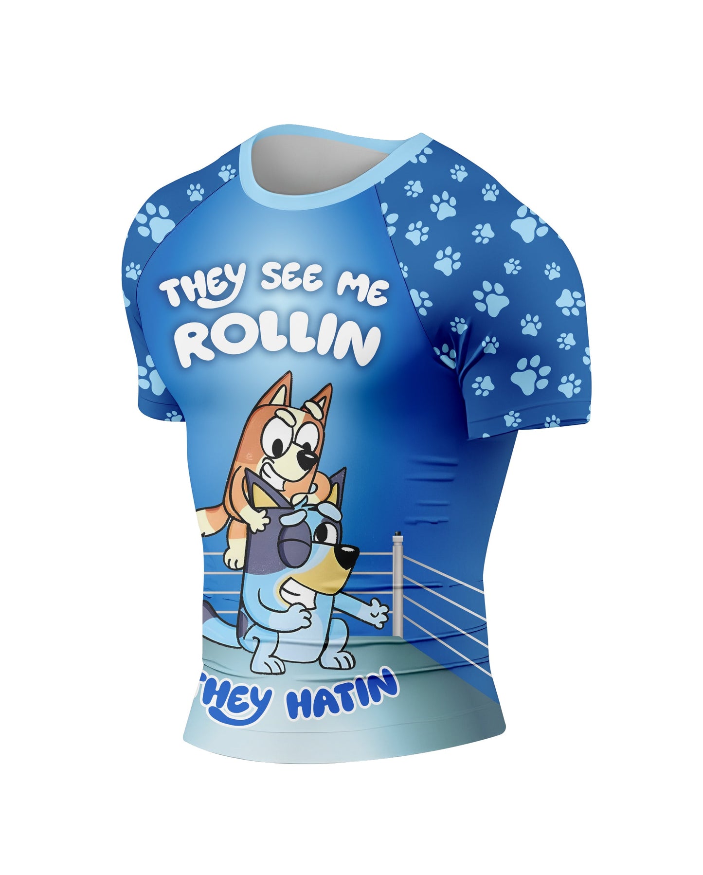 They See Me Rollin - Premium Sublimated Rashguard Kids Adults Unisex