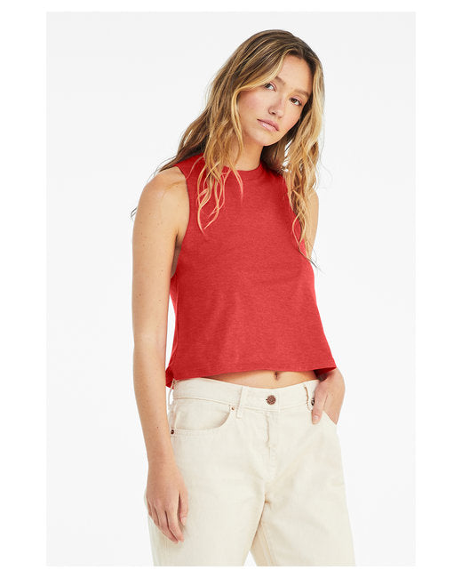 6682 Bella + Canvas Ladies' Racerback Cropped Tank