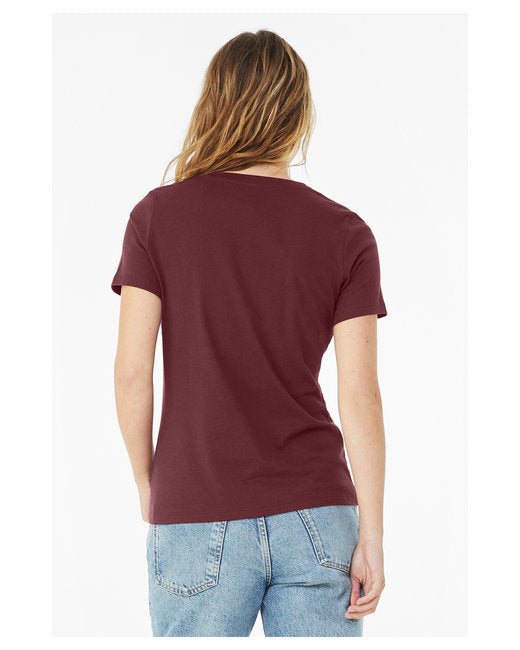 6405 Bella + Canvas Ladies' Relaxed Jersey V-Neck T-Shirt