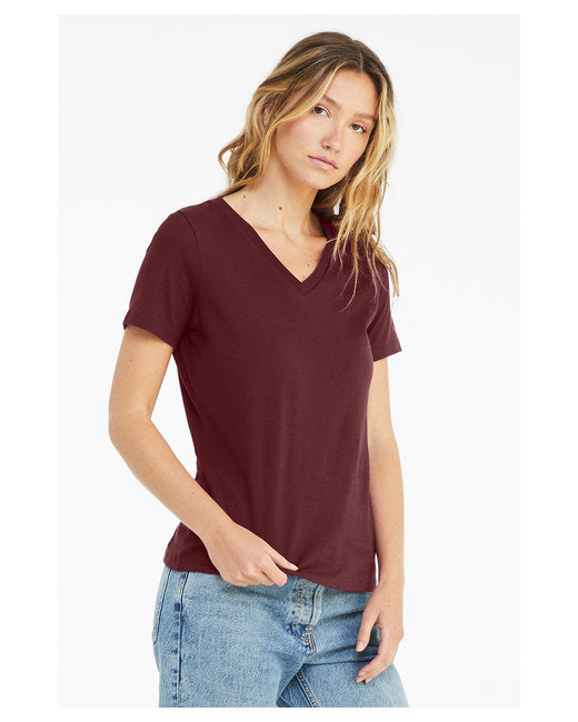6405 Bella + Canvas Ladies' Relaxed Jersey V-Neck T-Shirt