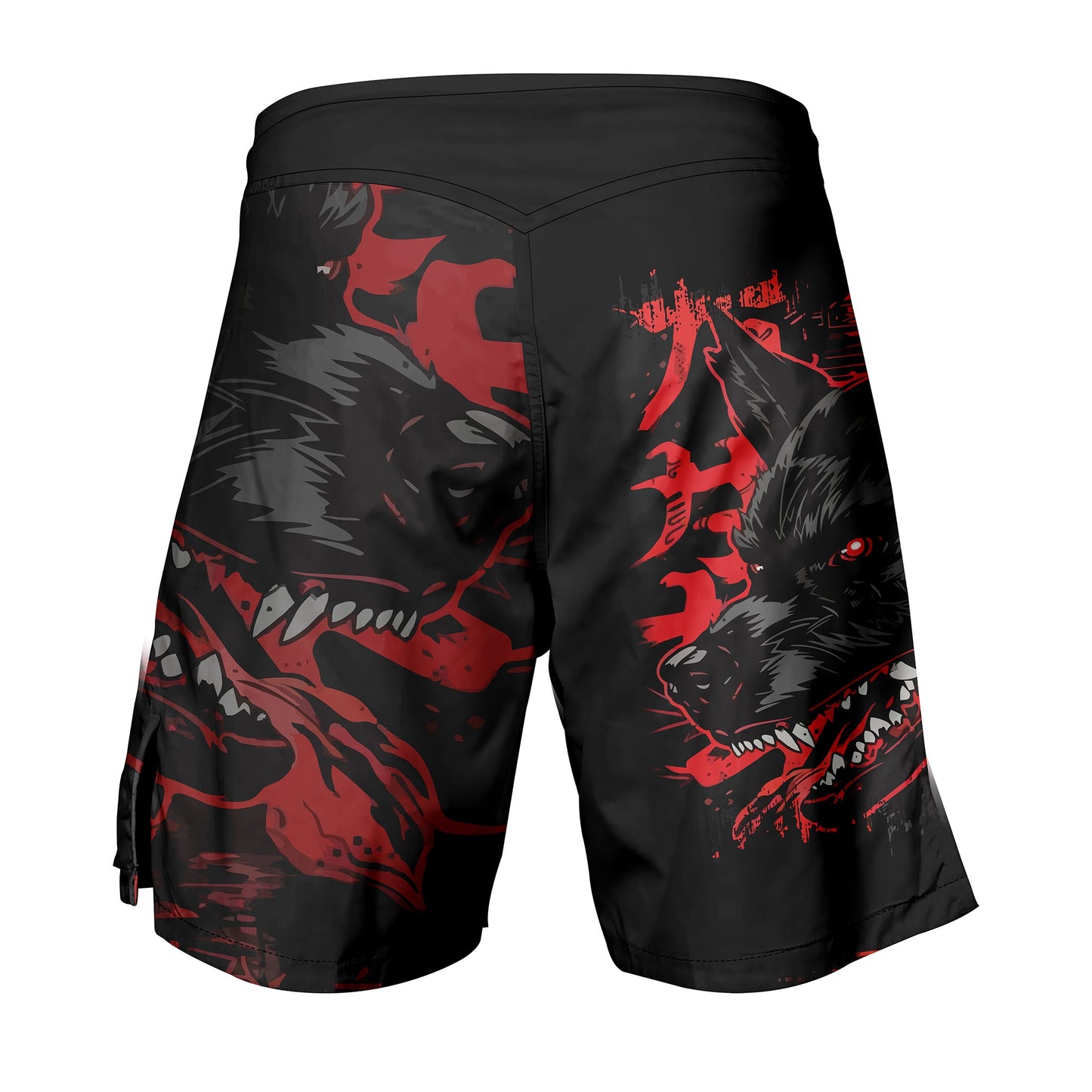 The Wolf - Premium Sublimated MMA & BJJ Short For Mixed Martial Arts Boxing Muay Thai Training & Fight