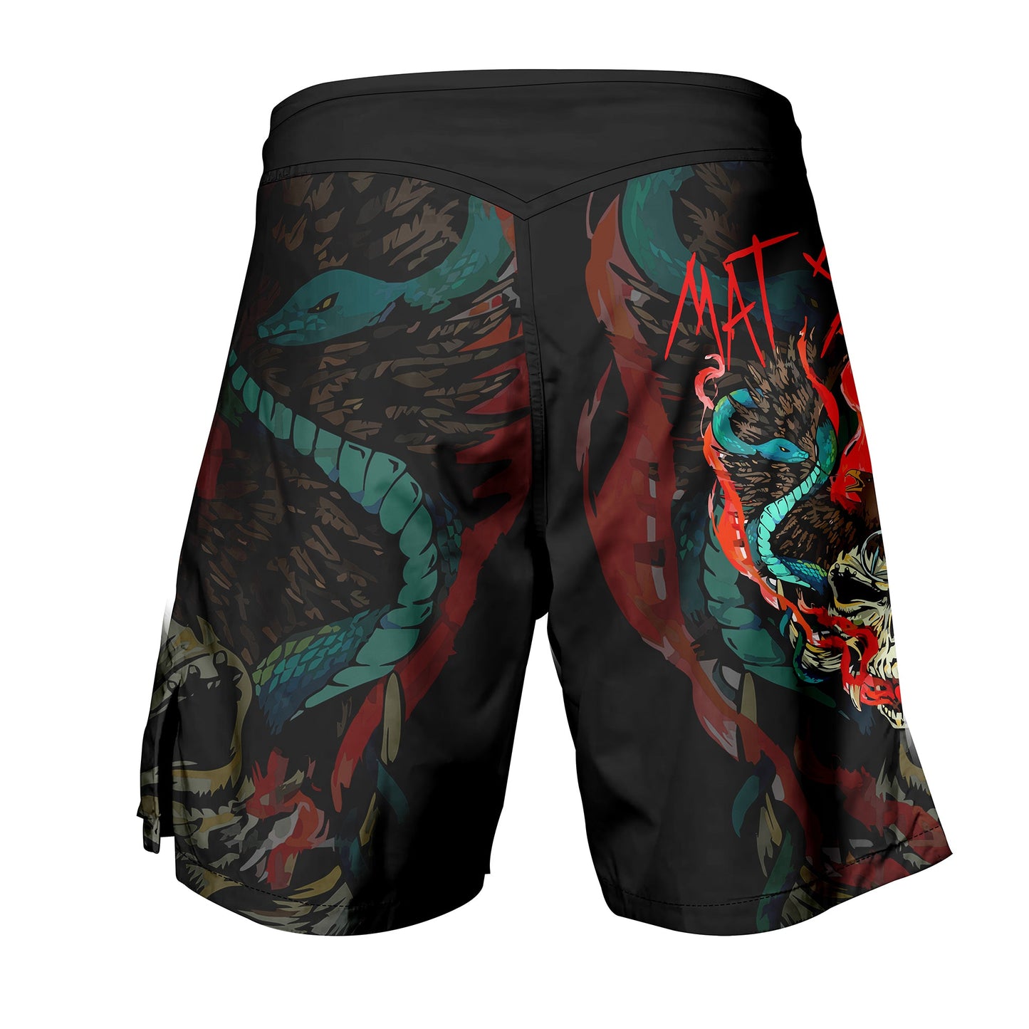 Mat Slayer - Premium Sublimated MMA & BJJ Short For Mixed Martial Arts Boxing Muay Thai Training & Fight