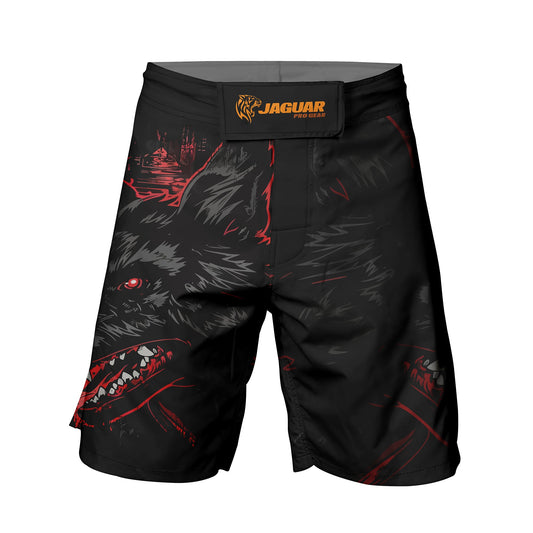 The Wolf - Premium Sublimated MMA & BJJ Short For Mixed Martial Arts Boxing Muay Thai Training & Fight