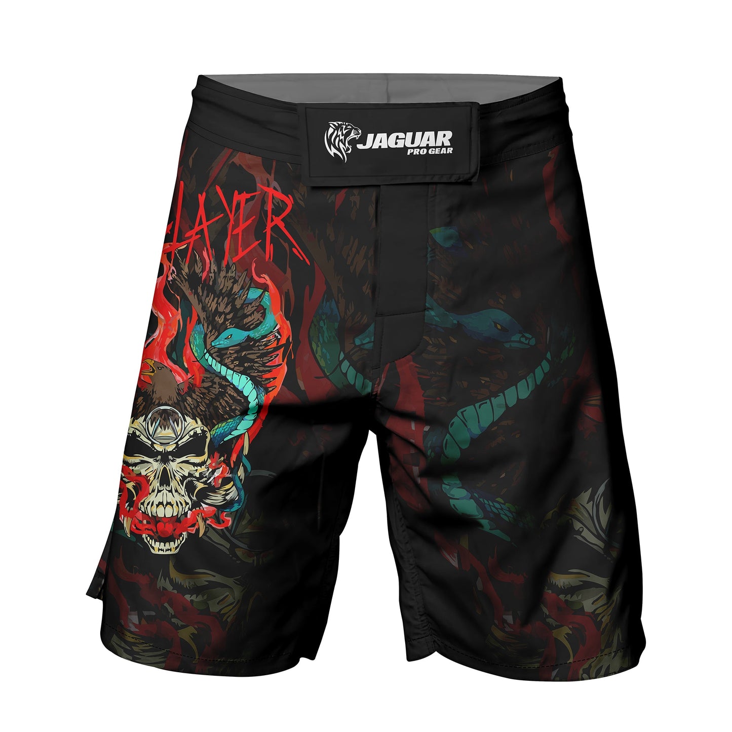 Mat Slayer - Premium Sublimated MMA & BJJ Short For Mixed Martial Arts Boxing Muay Thai Training & Fight