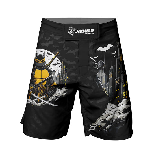 Turtle Batman - Premium Sublimated MMA & BJJ Short For Mixed Martial Arts Boxing Muay Thai Training & Fight