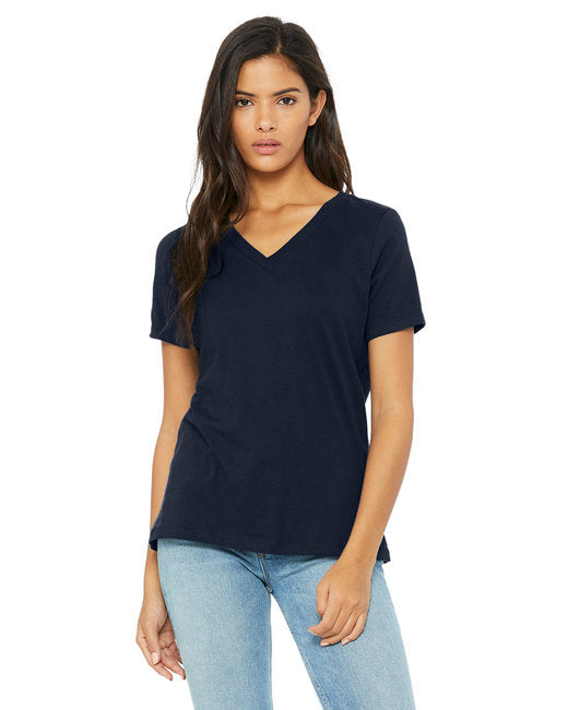 6405 Bella + Canvas Ladies' Relaxed Jersey V-Neck T-Shirt