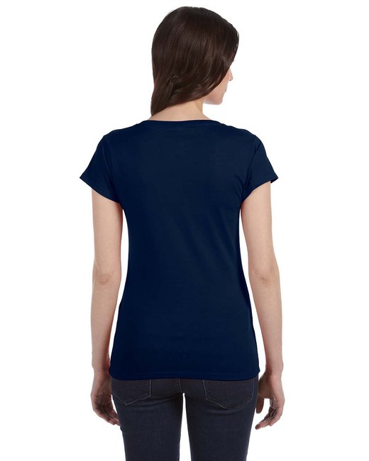 G64VL Gildan Ladies' SoftStyle® Fitted V-Neck T-Shirt