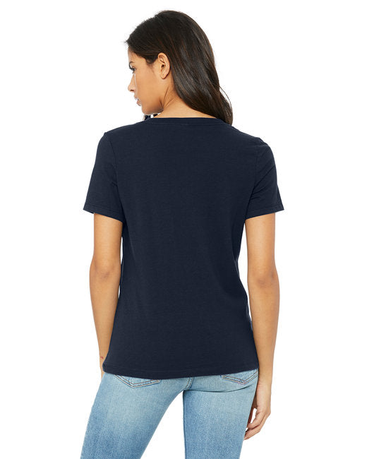 6405 Bella + Canvas Ladies' Relaxed Jersey V-Neck T-Shirt