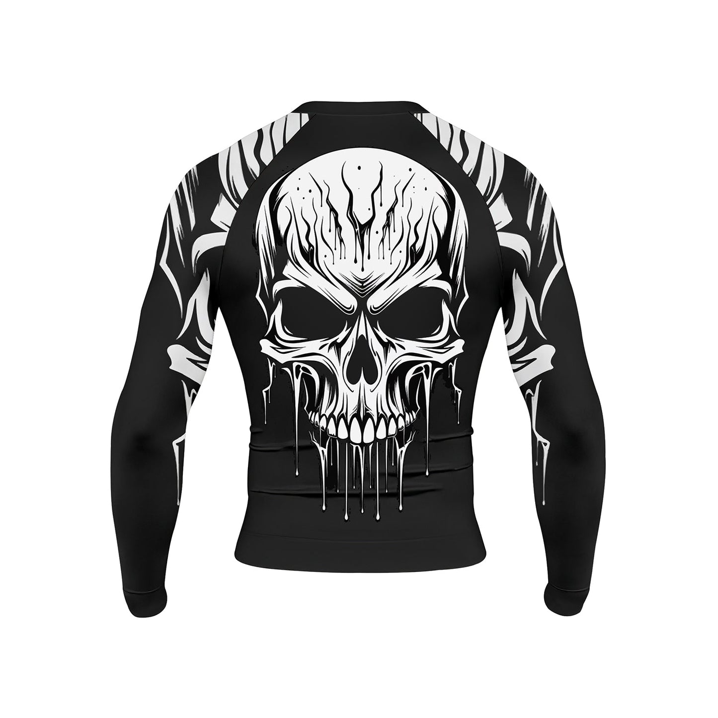 THE SKULL - Premium Sublimated Rashguard Kids Adults Unisex